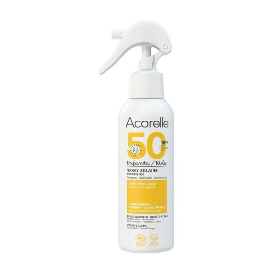 Acorelle Kids Aurinkosuojasuihke Kasvoille ja Vartalolle SPF50
