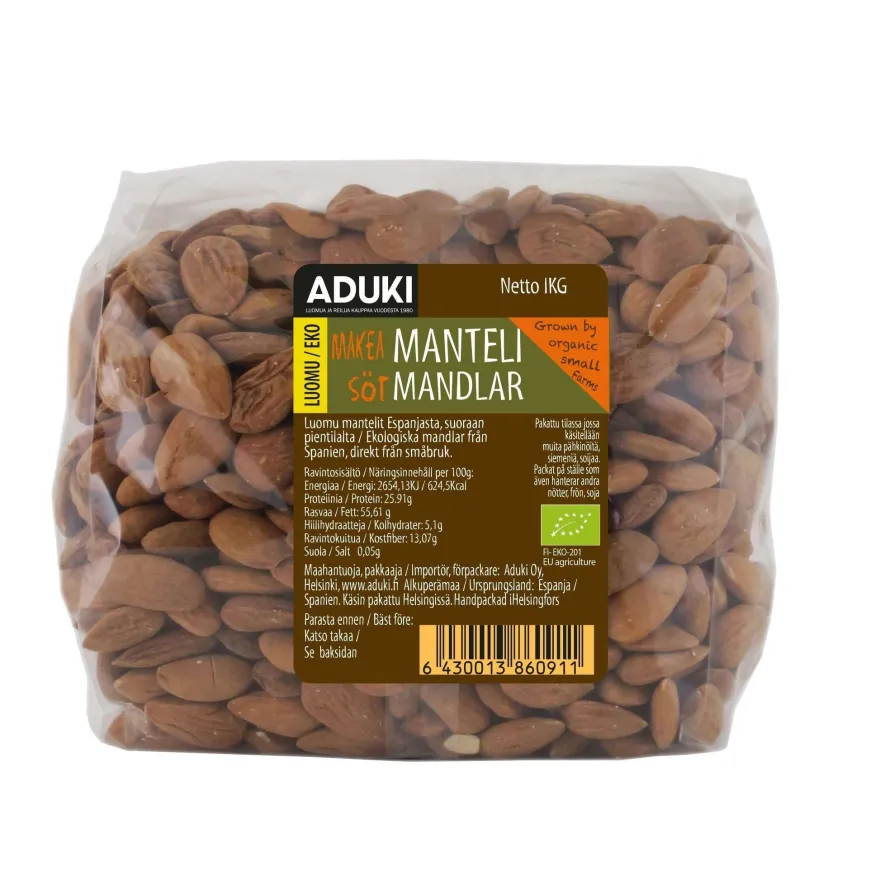 Aduki Luomu Manteli