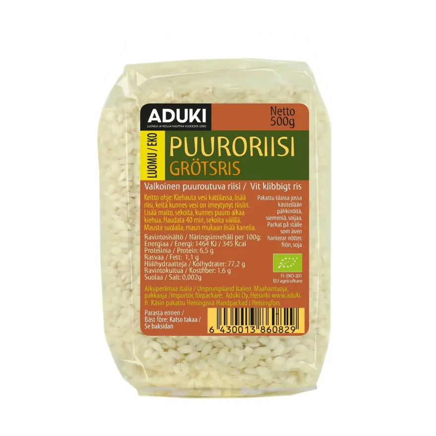 Aduki Luomu Puuroriisi