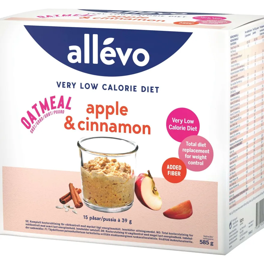 Allevo VLCD Puuro Omena & Kaneli