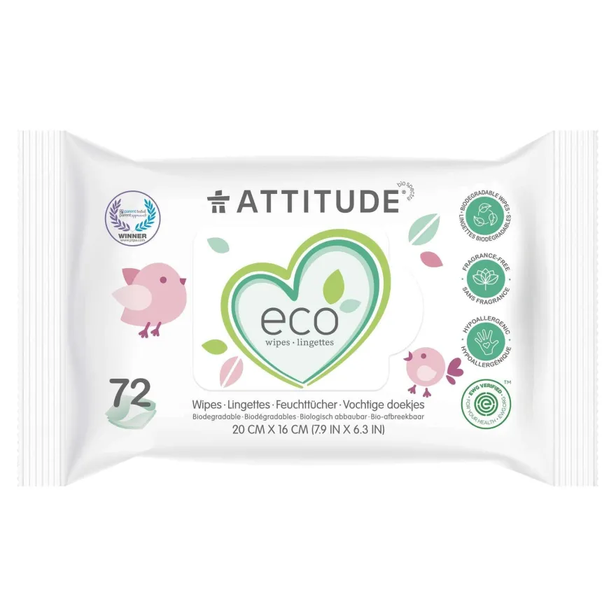 Attitude Lasten Kosteuspyyhkeet