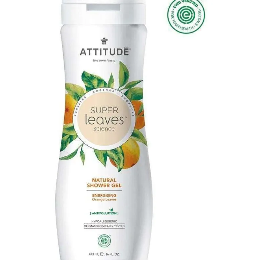 Attitude Super Leaves Suihkugeeli Energizing