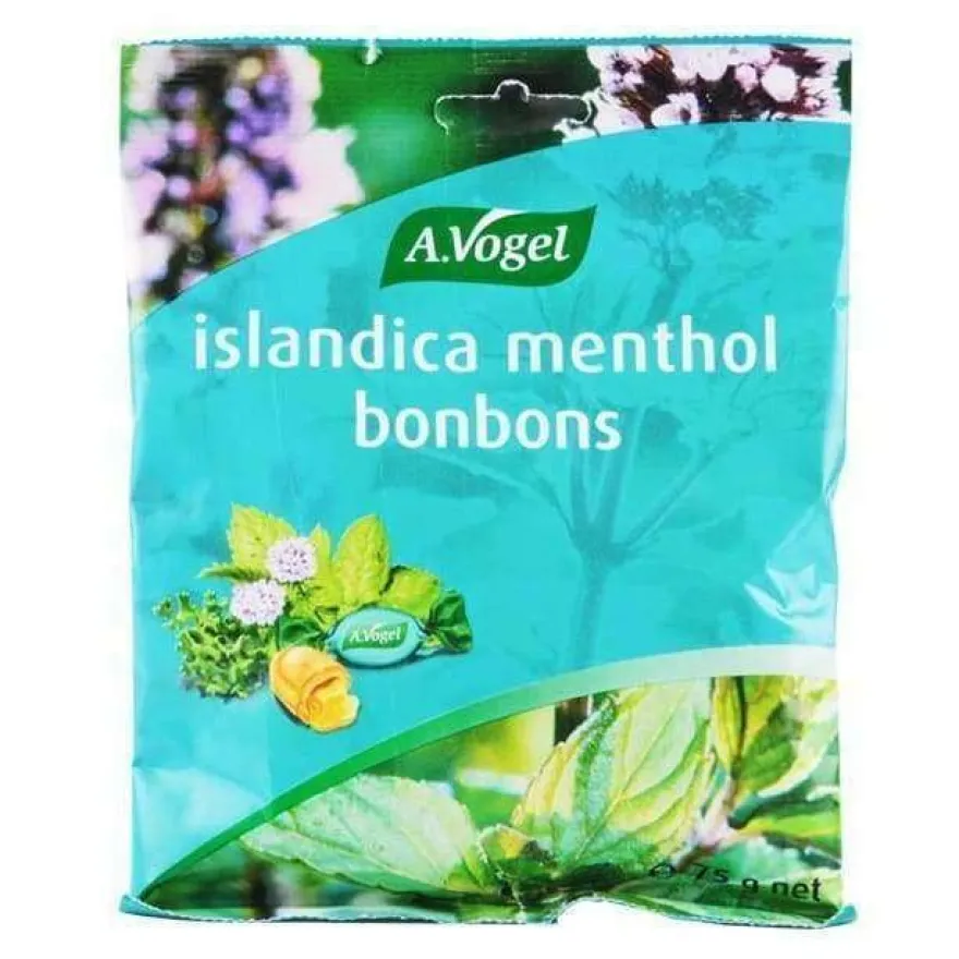 A.Vogel Islandica Menthol kurkkukaramelli (Parasta ennen 30.11.2026)