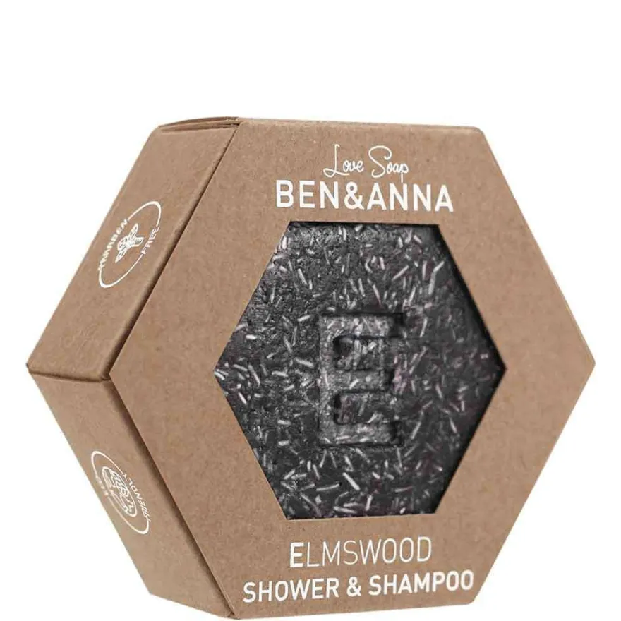 Ben & Anna Shower & Shampoo Palasaippua Elm Wood