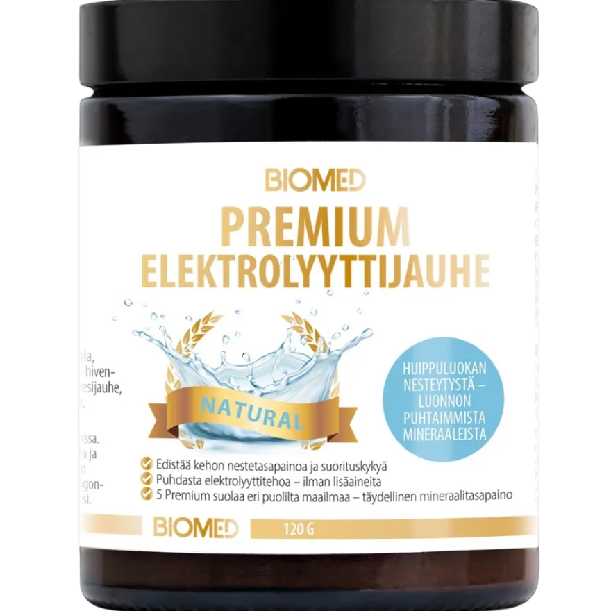 Biomed Premium Elektrolyyttijauhe Natural