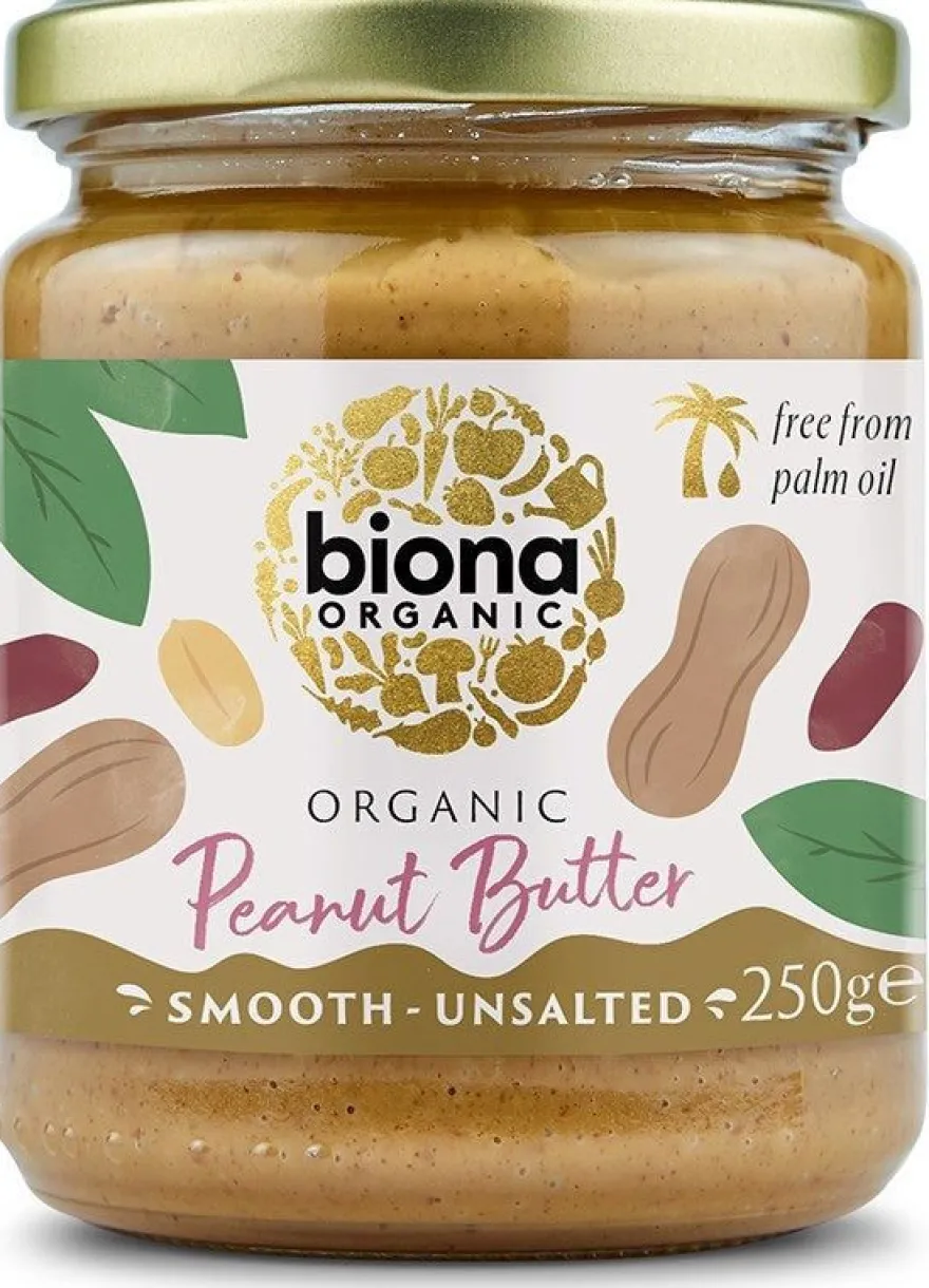 Biona Luomu Maapähkinävoi Smooth Suolaton