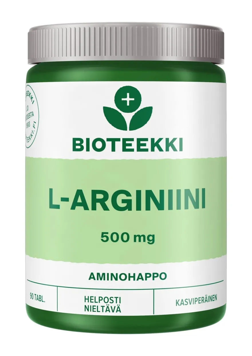 Bioteekki L-Arginiini 500 mg
