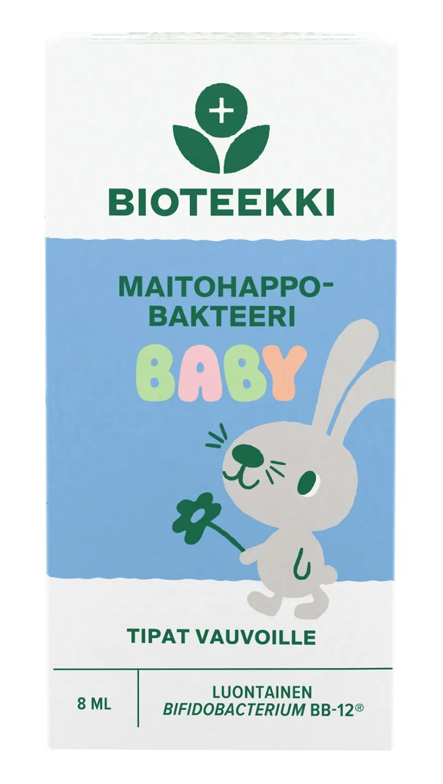 Bioteekki Maitohappobakteeri Baby Tipat (Parasta ennen 31.10.2026)