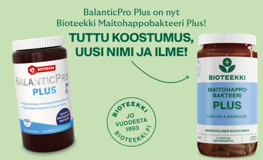 Bioteekki Maitohappobakteeri Plus