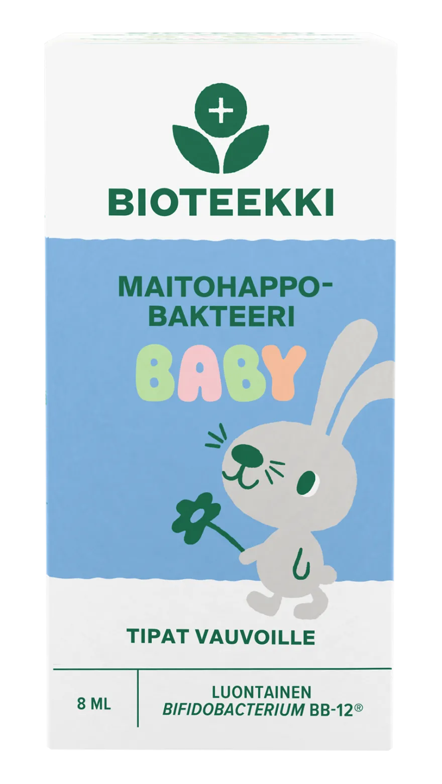 Bioteekki Maitohappobakteeri Baby Tipat
