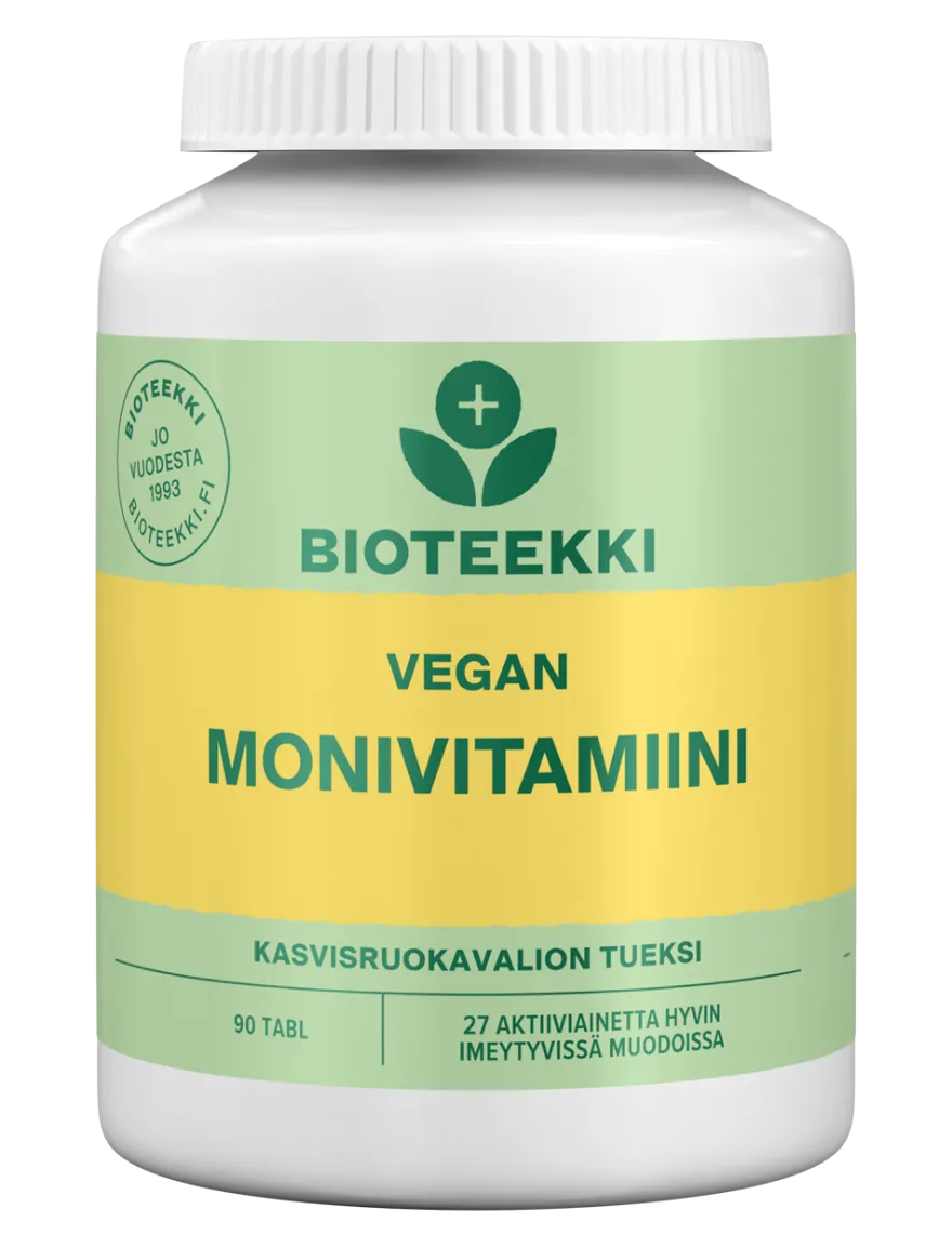 Bioteekki Vegan Monivitamiini