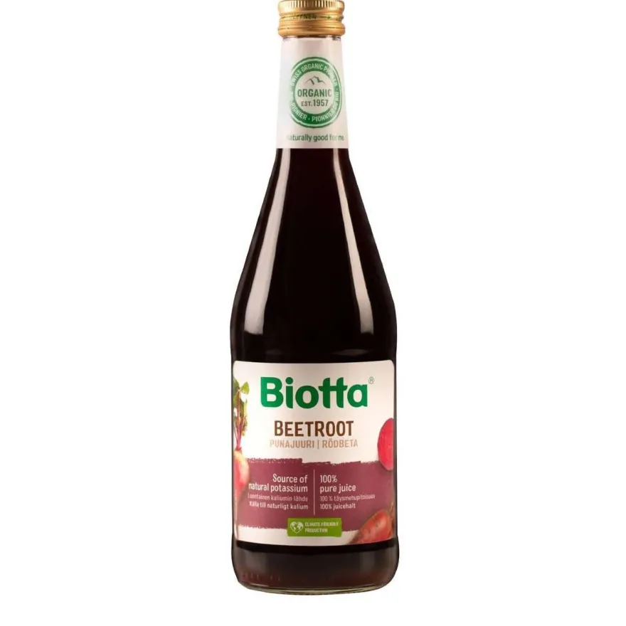 Biotta Luomu Punajuuritäysmehu 3-pack