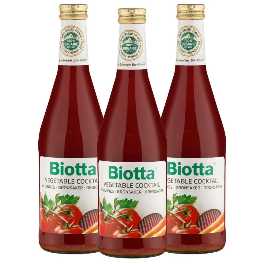 Biotta Luomu Vihannestäysmehu 3-pack