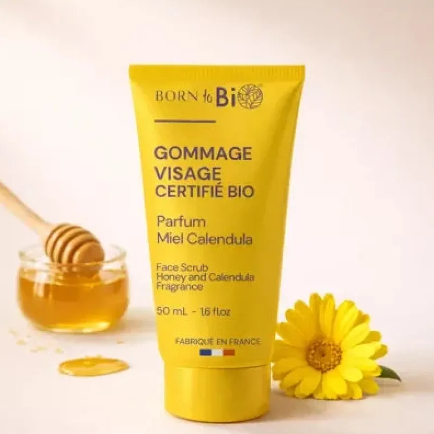 Born to Bio Face Scrub Honey & Calendula