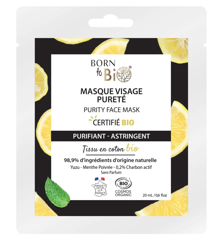 Born to Bio Yuzu Purity Face Sheet Mask
