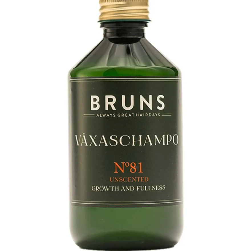 BRUNS Products Nº81 VÄXASCHAMPO Hiusten kasvua edistävä shampoo
