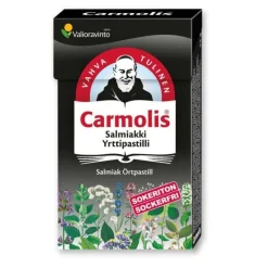 Carmolis Yrttipastilli Salmiakki