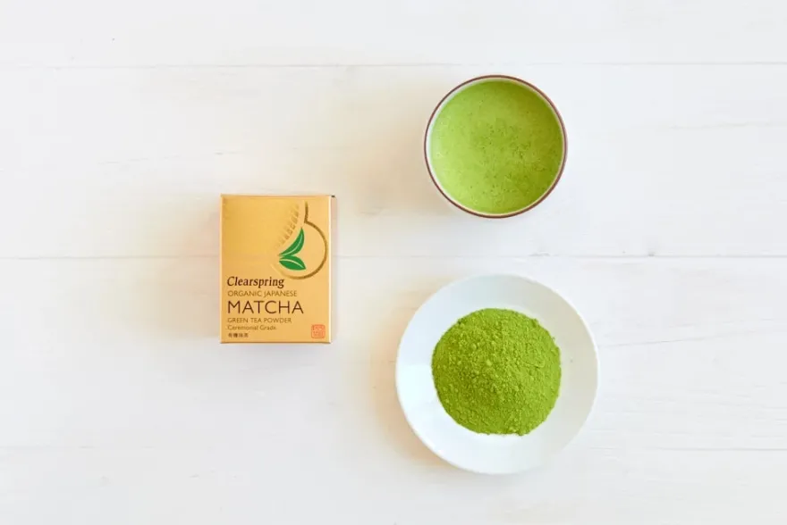 Clearspring Luomu Matcha-teejauhe Ceremonial Grade