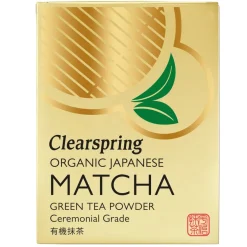 Clearspring Luomu Matcha-teejauhe Ceremonial Grade