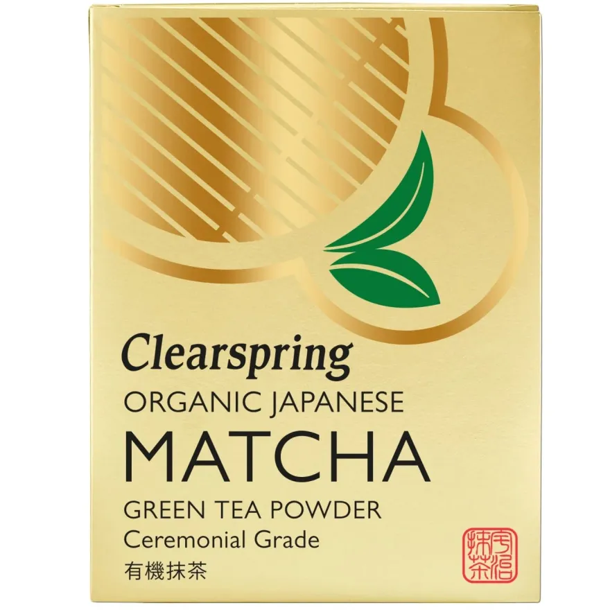 Clearspring Luomu Matcha-teejauhe Ceremonial Grade