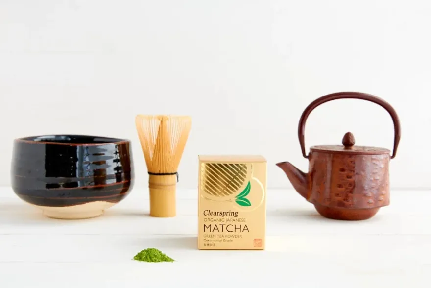 Clearspring Luomu Matcha-teejauhe Ceremonial Grade