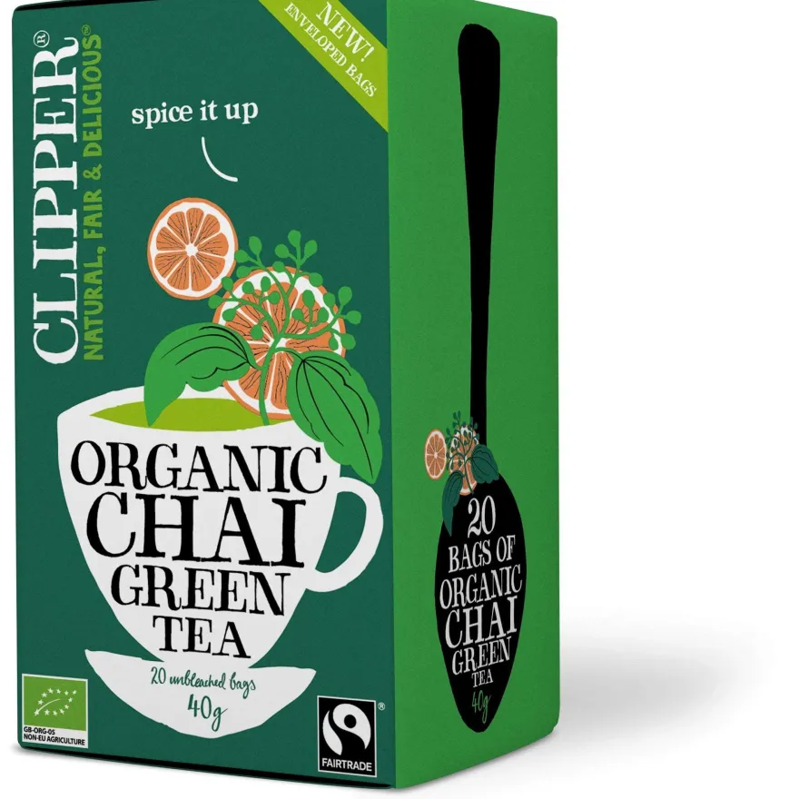 Clipper Luomu Vihreä Chai tee