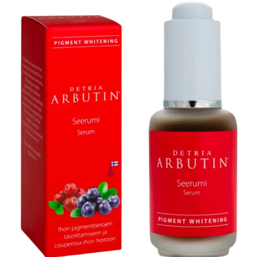 Detria Arbutin Lahjapakkaus Seerumi & Yövoide