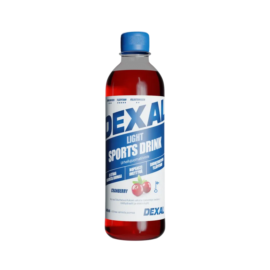 Dexal Light Sports Drink Urheilujuomatiiviste - Karpalo (Parasta ennen 06.10.2026)