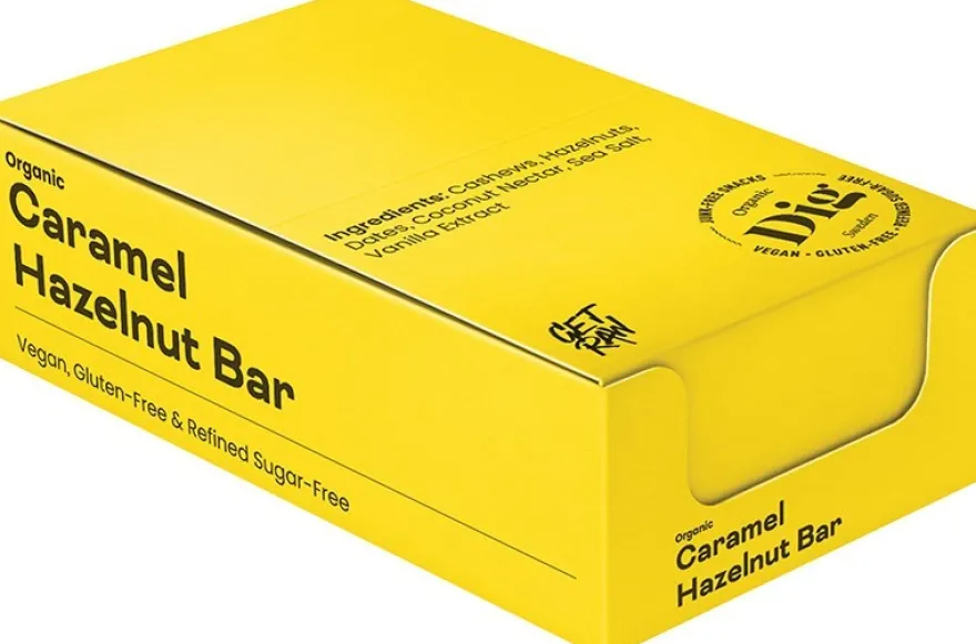 Dig Luomu Karamelli-Hasselpähkinäpatukka