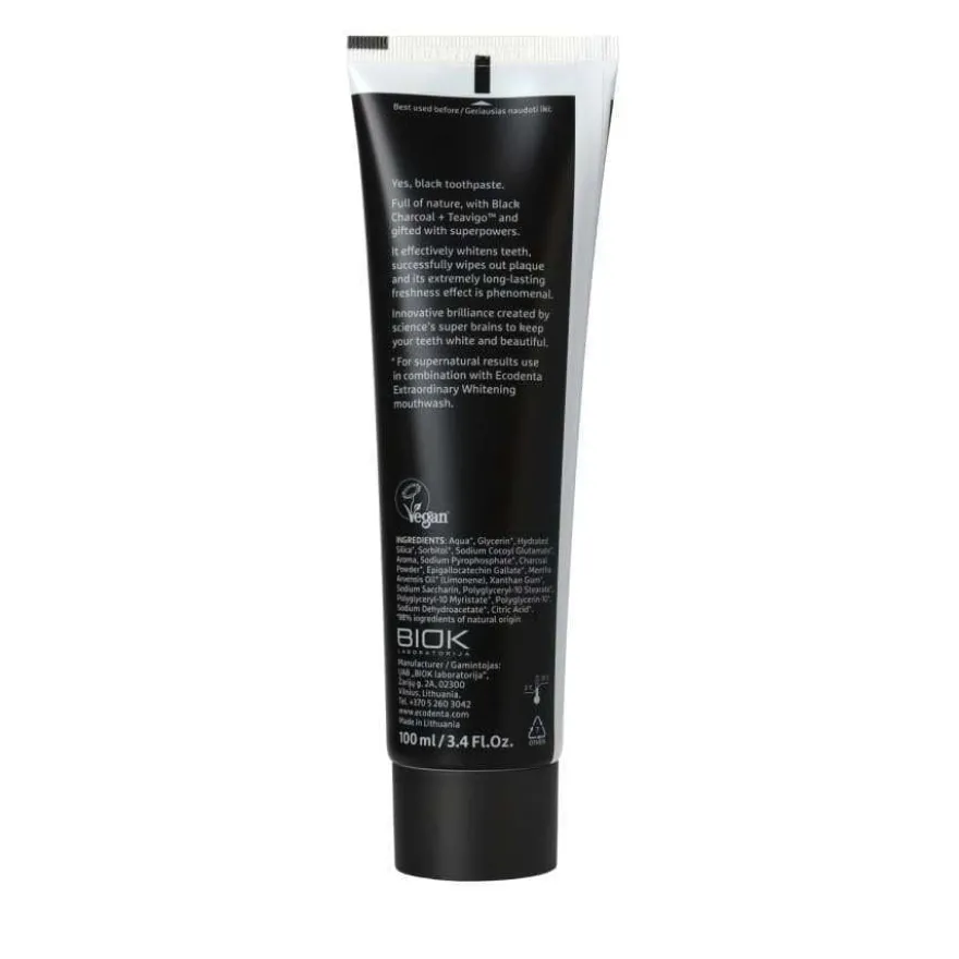 Ecodenta Black Whitening Valkaiseva Hammastahna