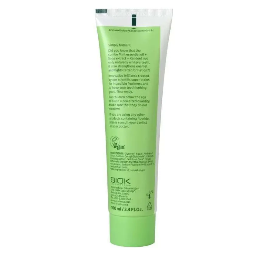 Ecodenta Brilliant Whitening Valkaiseva Fluorihammastahna