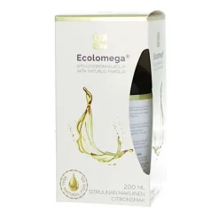 Ecolomega Nestemäinen Kalaöljy - Sitruuna