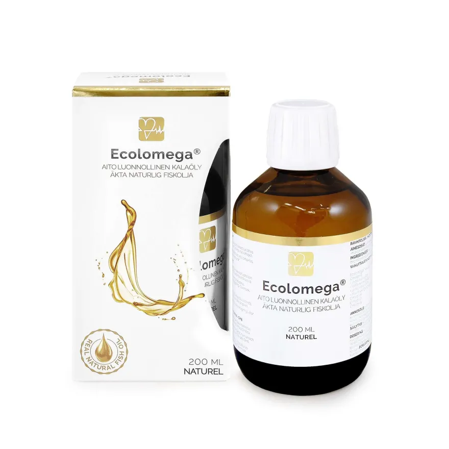 Ecolomega Nestemäinen Kalaöljy - Natural