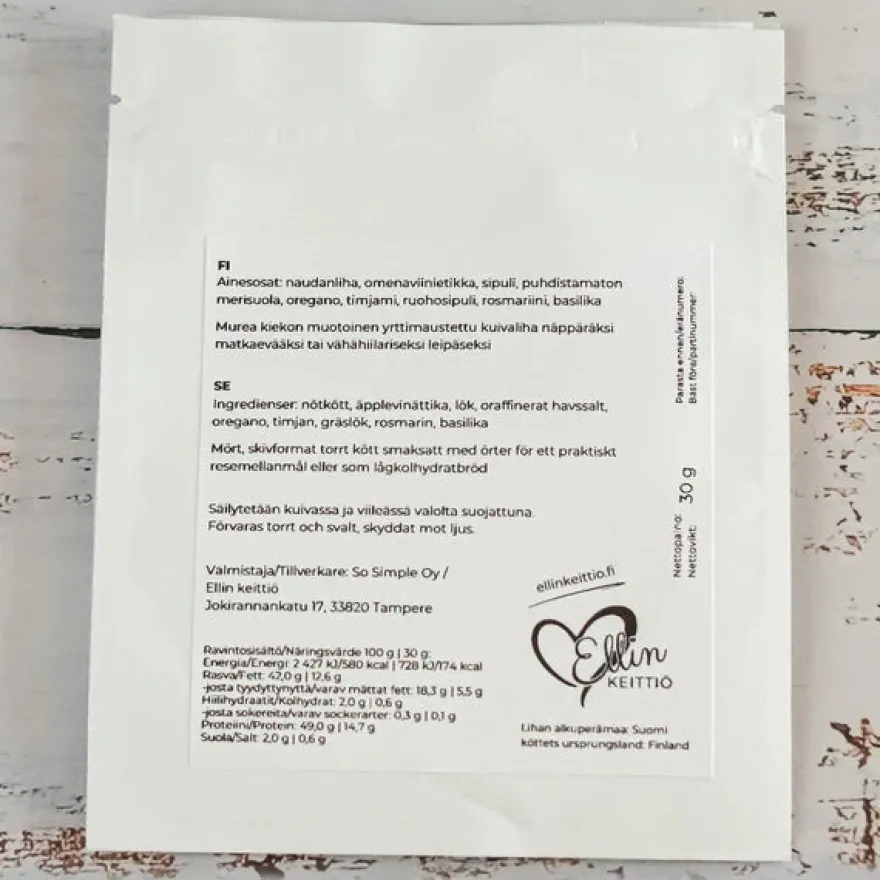 Ellin Lihakiekko Yrttinen