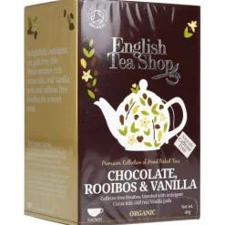 English Tea Shop Luomu Suklaa-Rooibos-Vanilja Tee