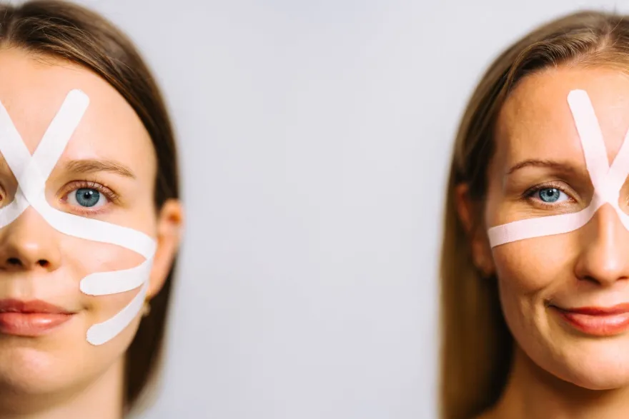 Faceimage Kinesioteippi Kasvoille Sensitive