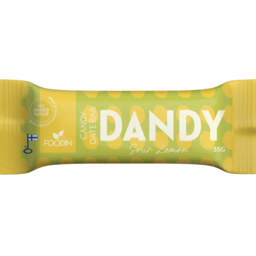 Foodin Dandy Candy Date Bar Sour Lemon