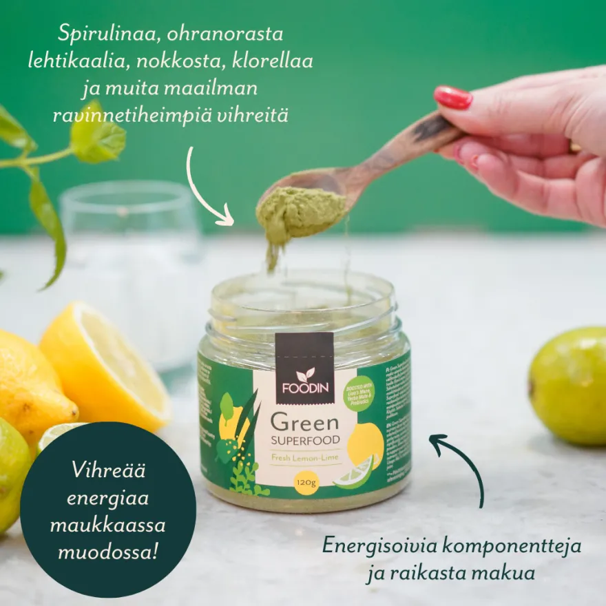 Foodin Green Superfood Fresh Lemon-Lime