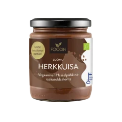Foodin Luomu Herkkuisa Hasselpähkinä Raakasuklaalevite