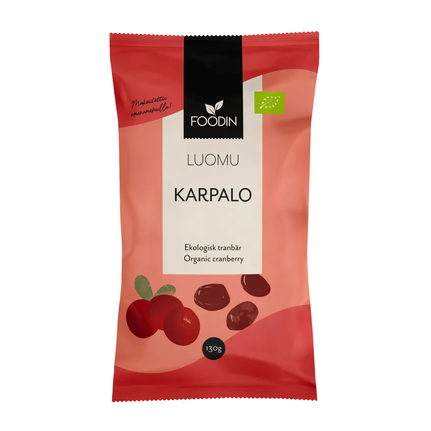 Foodin Luomu Kuivattu Karpalo