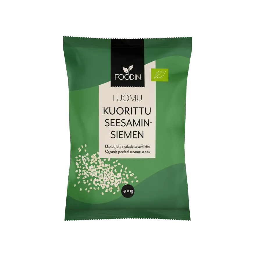 Foodin Luomu Seesaminsiemen Kuorittu