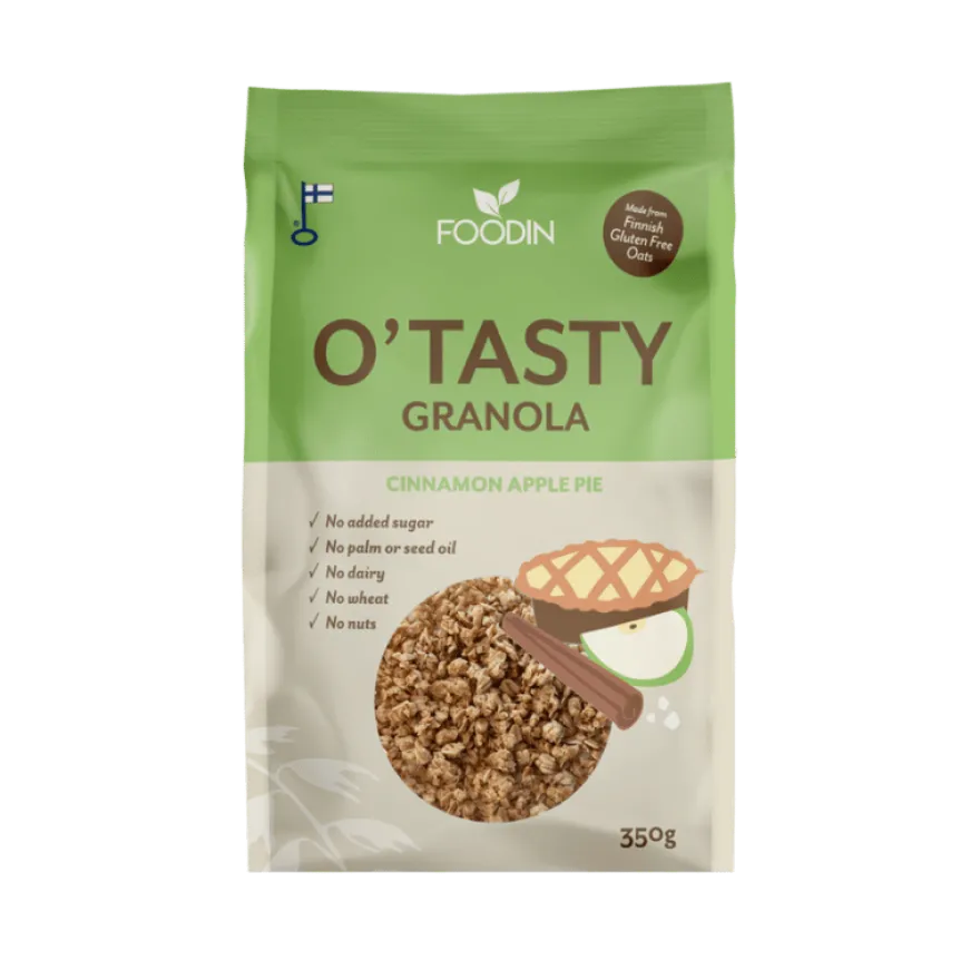 Foodin O`Tasty Kauragranola Cinnamon Apple Pie