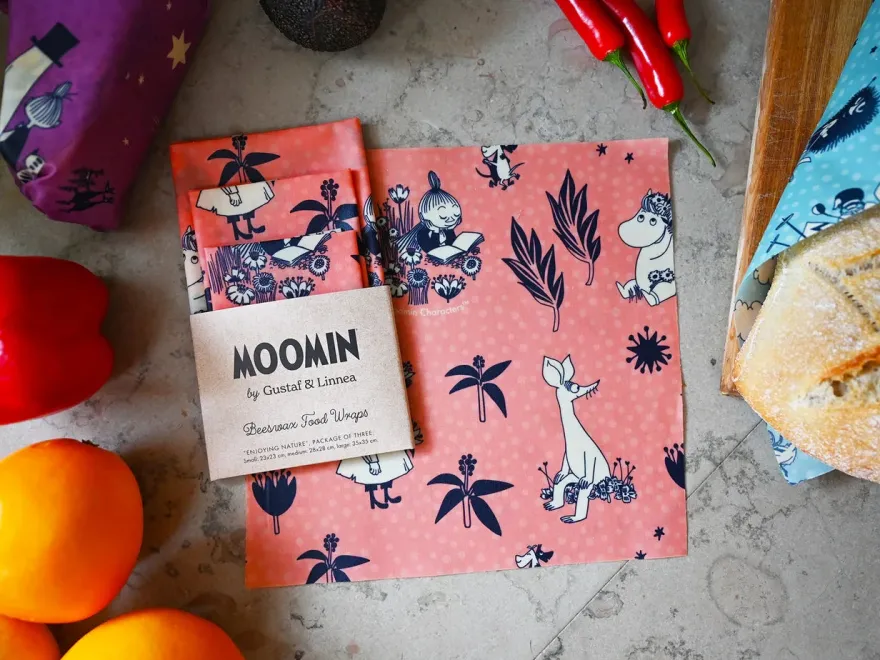 Gustaf & Linnea Muumi Mehiläisvahakääre 3-pack
