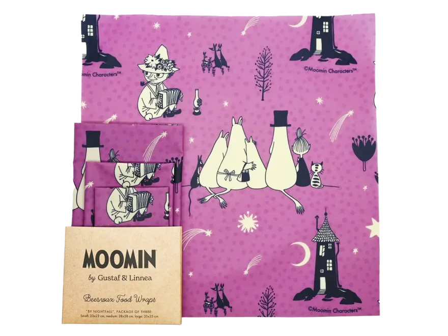 Gustaf & Linnea Muumi Mehiläisvahakääre 3-pack