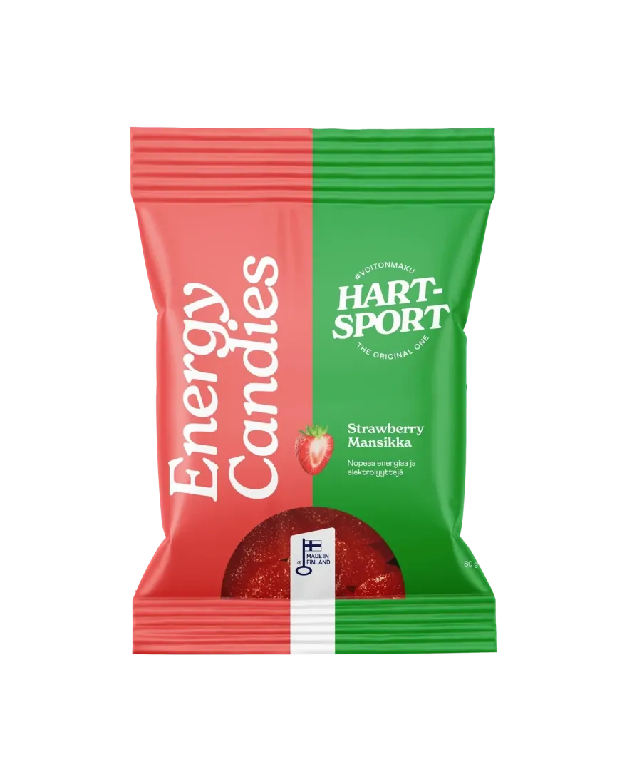 Hart-Sport Energy Candies Mansikka (Parasta ennen 23.10.2026)