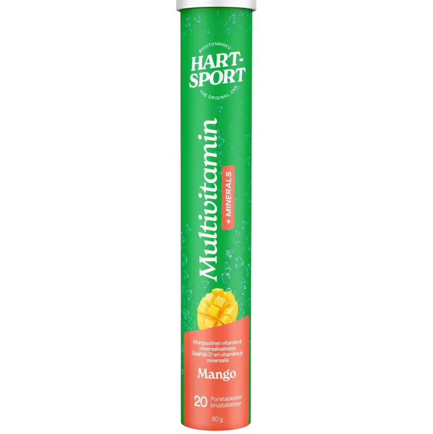Hart-Sport Monivitamiini + Mineraaliporetabletti
