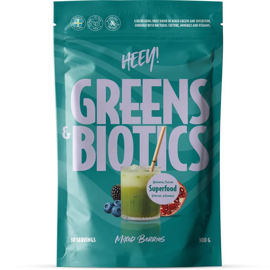 Heey! Greens & Biotics Superfood Mixed Berries