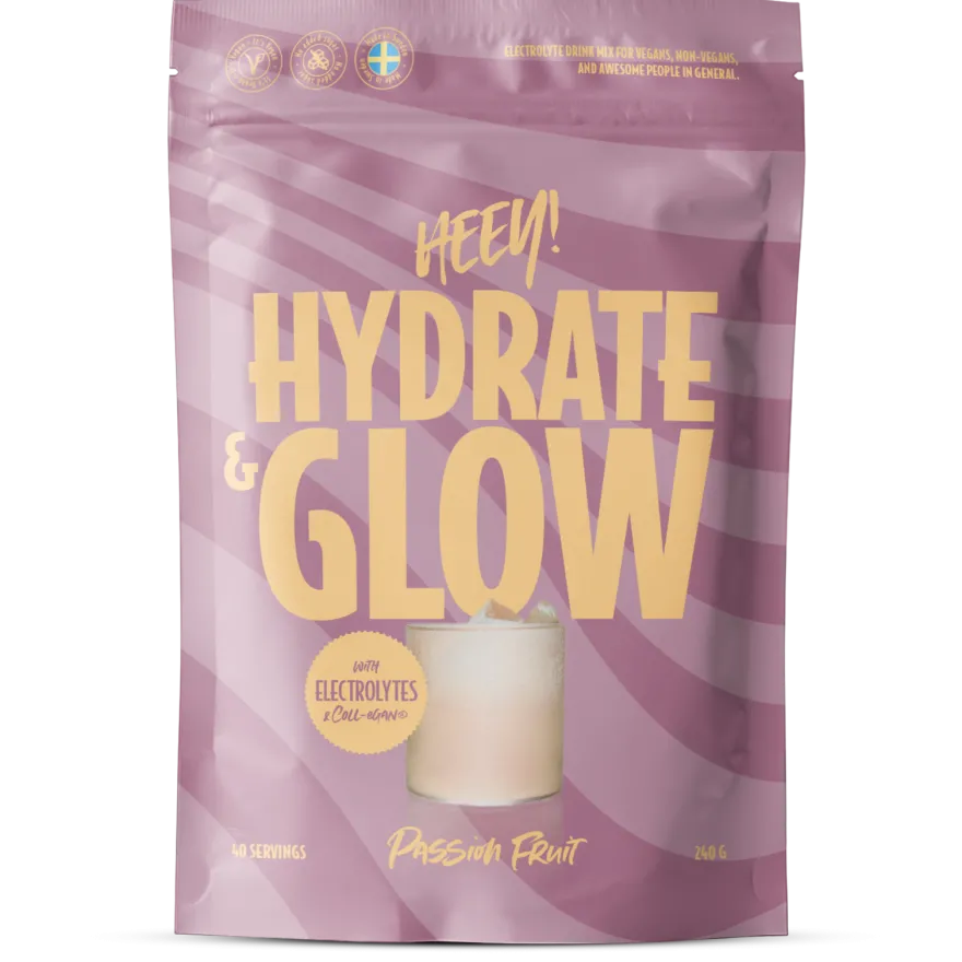 Heey! Hydrate & Glow Electrolytes + Coll-egan® Passionfruit