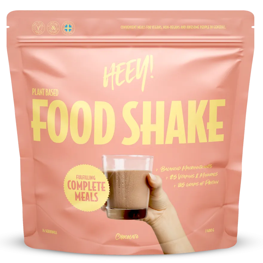 Heey! Vegan Food Shake Chocolate