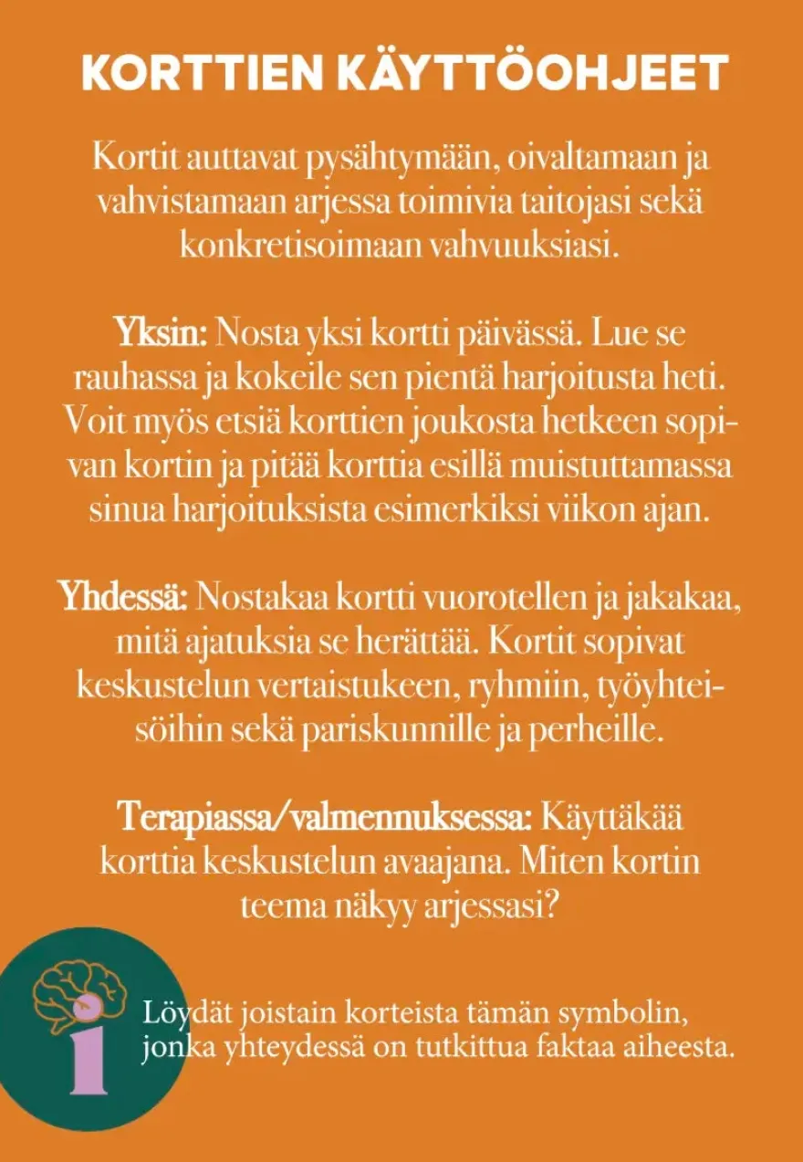 Hidasta Elämää ADHD-supervoimakortit